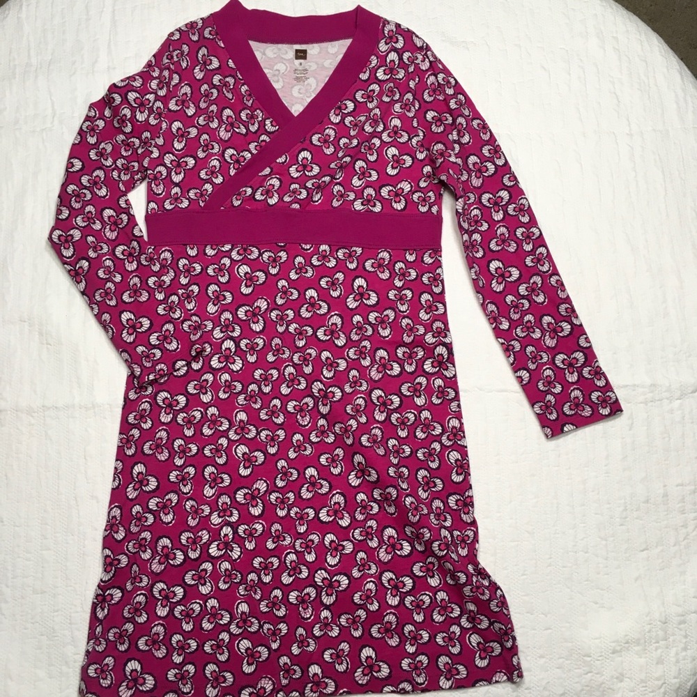 Tea Collection Wrap Neck Dress